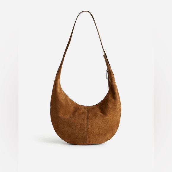 Madewell Tan Suede Hobo Bag - Picture 2 of 10